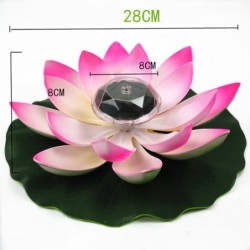Solar powered flower - lotus shape - LED - fountain / pond floating decorationSolar lighting