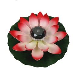 Solar powered flower - lotus shape - LED - fountain / pond floating decorationSolar lighting