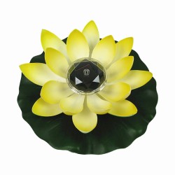 Solar powered flower - lotus shape - LED - fountain / pond floating decorationSolar lighting