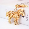Crystal horse - metal keychainKeyrings
