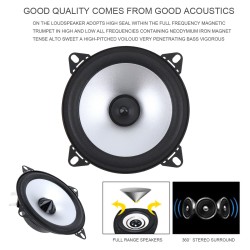 Hifi car coaxial speaker - 2-way - 4 Inch - 60W - 2 piecesSpeakers