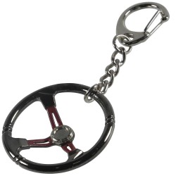 Metal keyring with steering wheelKeyrings