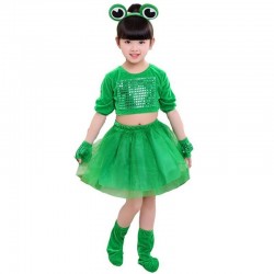 Small green frog - costume for girls / boys - setCostumes
