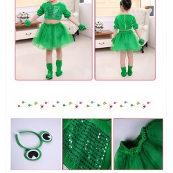 Small green frog - costume for girls / boys - setCostumes