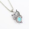Vintage jewellery set with owls - earrings / necklace / braceletJewellery Sets