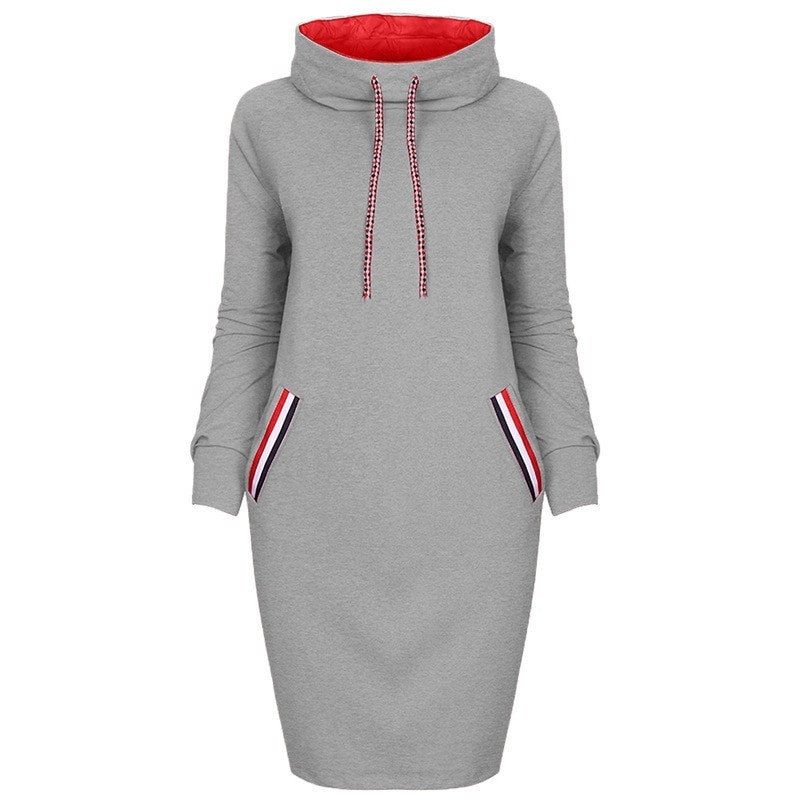 Elegant knee length dress - with turtleneckDresses Elegant knee length dress - with turtleneckDresses