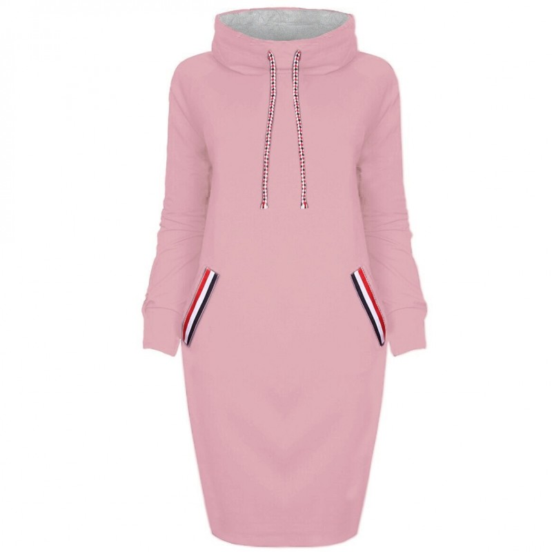Elegant knee length dress - with turtleneckDresses Elegant knee length dress - with turtleneckDresses