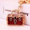 Golden crystal bag - keychainKeyrings