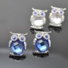 Silver necklace with crystal owlNecklaces