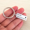 Drive Safe I Need You Here With Me - keychainKeyrings