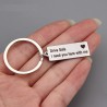 Drive Safe I Need You Here With Me - keychainKeyrings