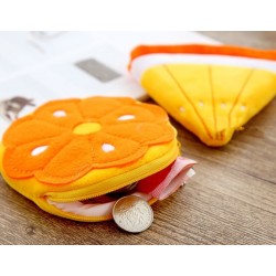 Fruit shaped plush purse - with keyringPurses