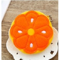Fruit shaped plush purse - with keyringPurses