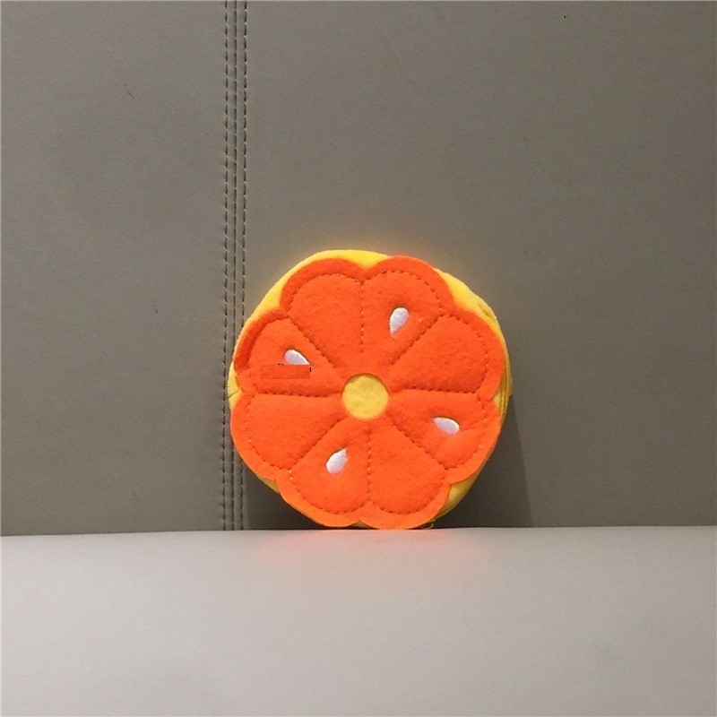 Fruit shaped plush purse - with keyringPurses