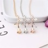 Elegant necklace with rose pendantNecklaces