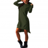 Women's hooded dress - long pulloverHoodies & Jumpers