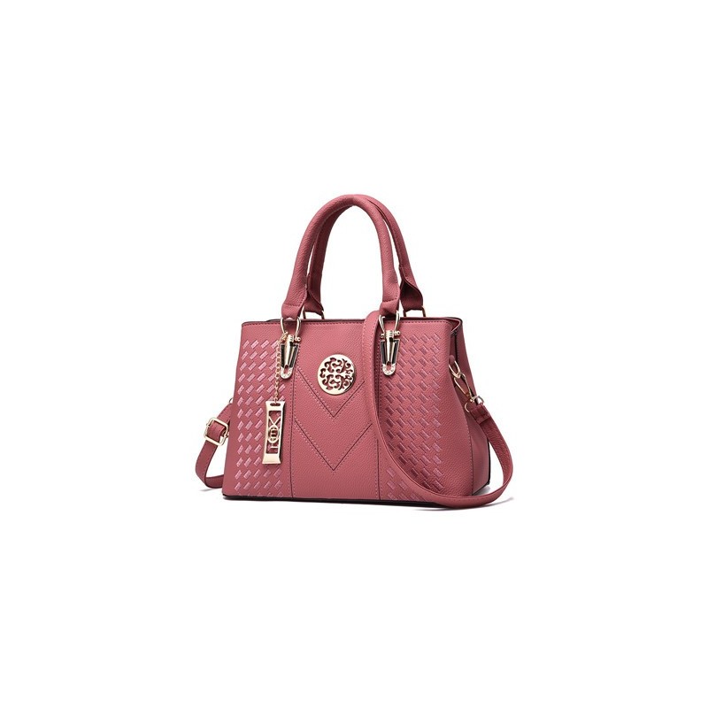Elegant leather shoulder bag - handbagHandbags