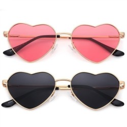 Heart shaped sunglasses - metal frame - UV400Sunglasses