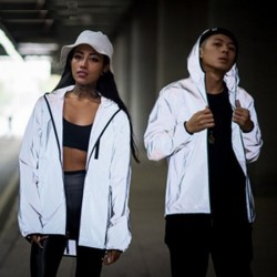 Reflective hooded jacket - unisexJackets