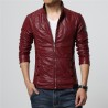 Slim leather jacket - with zippers / pocketsJackets