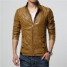 Slim leather jacket - with zippers / pocketsJackets