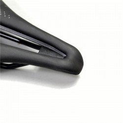 Bicycle saddle with hole - breathable soft leather seatSaddles