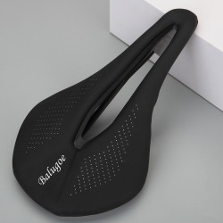 Bicycle saddle with hole - breathable soft leather seatSaddles