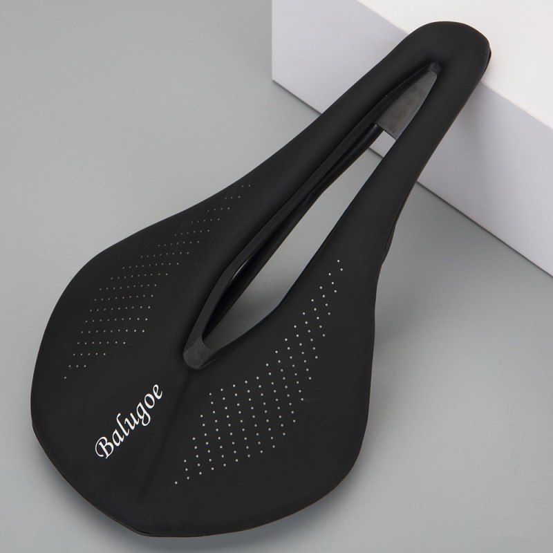 Bicycle saddle with hole - breathable soft leather seatSaddles