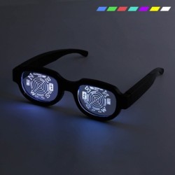 LED luminous glasses - punk style - USBSunglasses