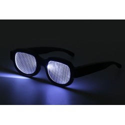 LED luminous glasses - punk style - USBSunglasses