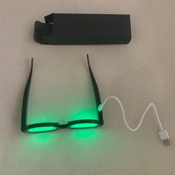 LED luminous glasses - punk style - USBSunglasses