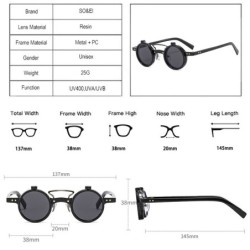 Small round sunglasses - flip lens - UV400Sunglasses
