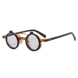 Small round sunglasses - flip lens - UV400Sunglasses