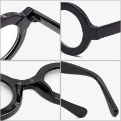 Retro round sunglasses - clear lensesSunglasses