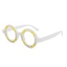 Retro round sunglasses - clear lensesSunglasses