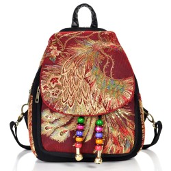 Canvas backpack - colorful ethnic designBackpacks