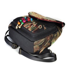 Canvas backpack - colorful ethnic designBackpacks