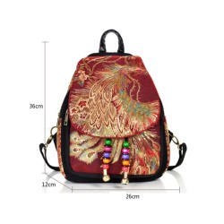 Canvas backpack - colorful ethnic designBackpacks