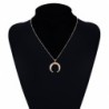Crescent moon pendant - with necklaceNecklaces