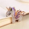 Crystal unicorn - keychainKeyrings