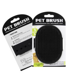 Dogs / cats grooming brush - rubber comb - adjustable ring handleCare