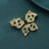 Butterfly shaped brooch with crystalsBrooches