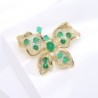 Butterfly shaped brooch with crystalsBrooches