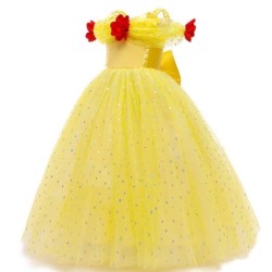 Elegant off shoulder dress - yellow girls costumeCostumes