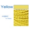 Vintage twisted woven fabric - braided electrical wire - hanging lamp cord - 2 coreLights & lighting