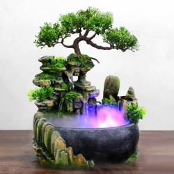 Waterfall fountain - air humidifier with light - 220V - EU plugDecoration