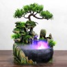 Waterfall fountain - air humidifier with light - 220V - EU plugDecoration