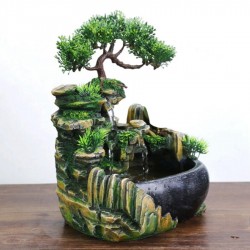 Waterfall fountain - air humidifier with light - 220V - EU plugDecoration
