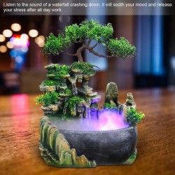Waterfall fountain - air humidifier with light - 220V - EU plugDecoration