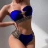 Sexy bikini set - metal decorationsBeachwear